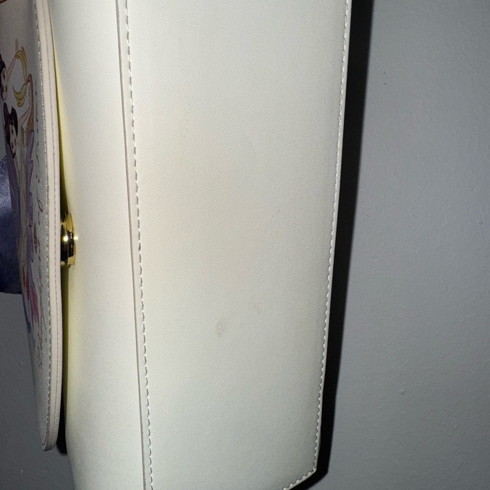 Disney Daughters of Triton White and Purple Women's Crossbody - Picture 4 of 6